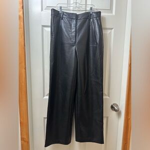 Aritzia The Effortless Pant Vegan Leather Size 10